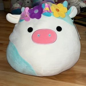 Squishmallows Belana with Flower Headband 2021 NTW 14"